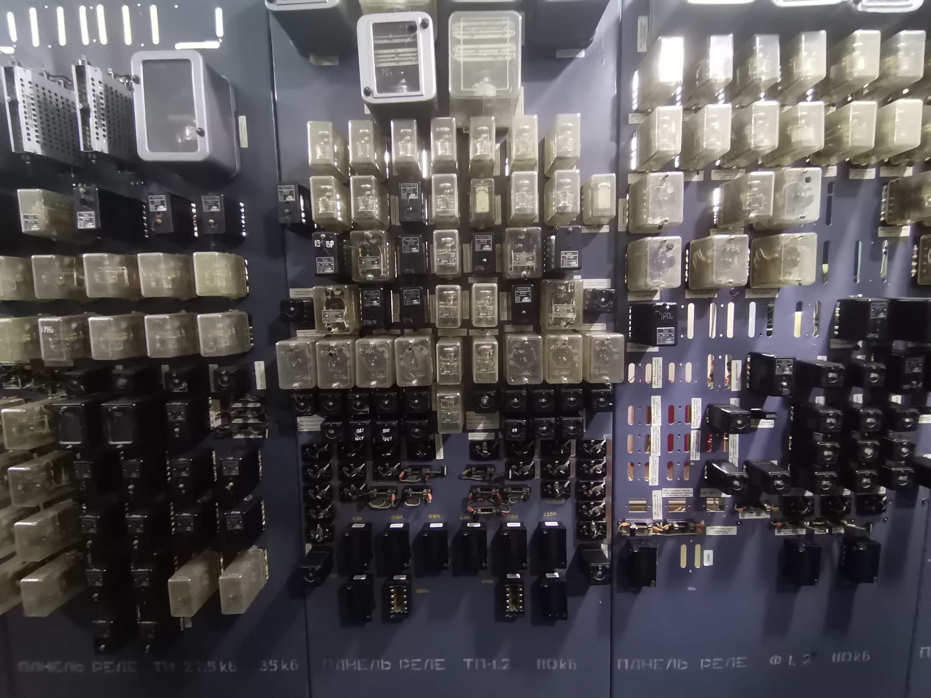 Панель рела подстанции