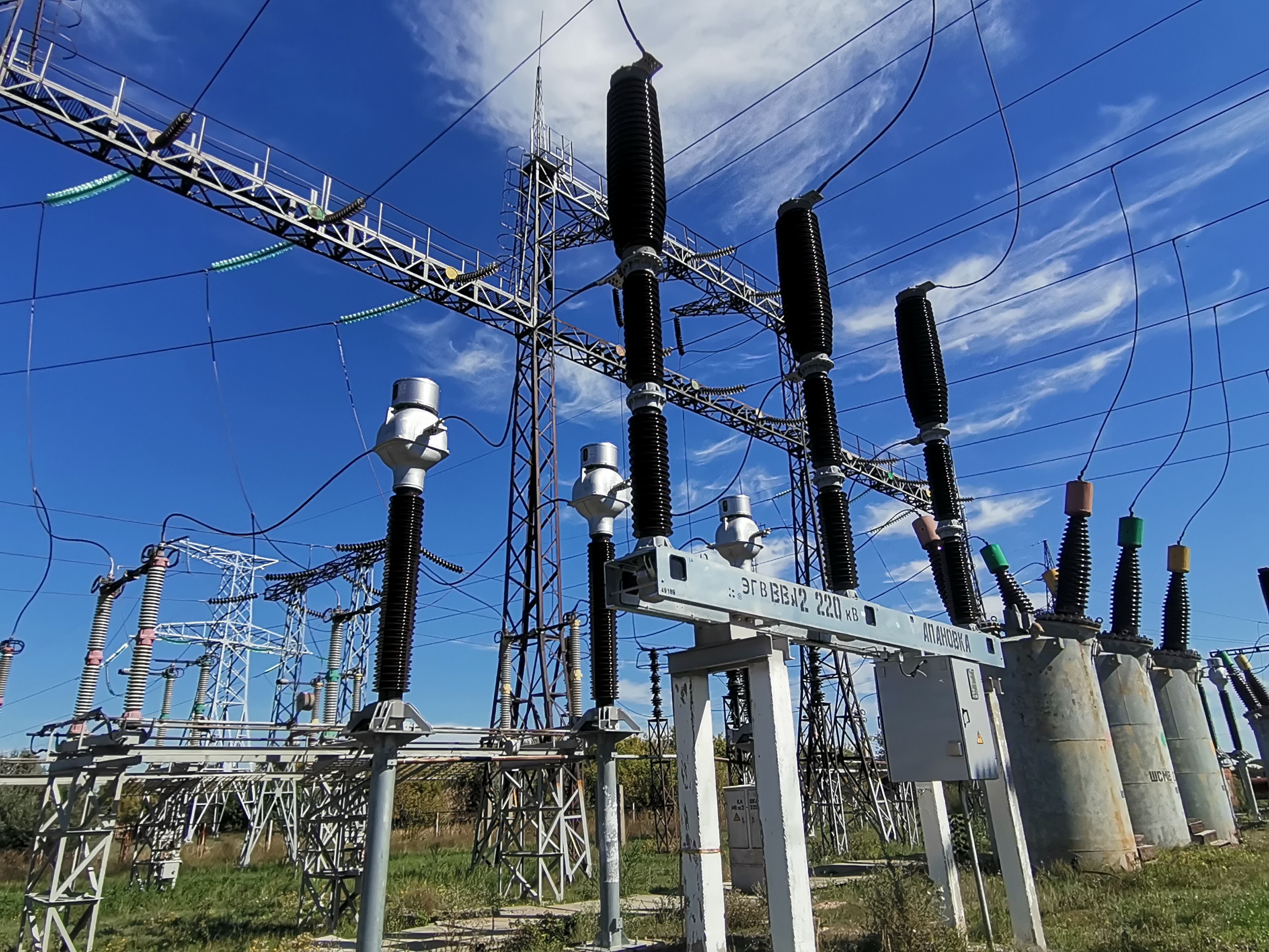 Элегазовый выключатель ввода 110Кв